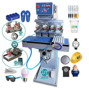 เครื่องพิมพ์แผ่น4สีใบมีดแบตเตอรี่แทมโปซิลิโคนมาเลเซียพื้นที่กว้าง15ซม. เครื่องพิมพ์แผ่นสำหรับแก้วรองเท้าแตะเข็มฉีดยา - Product Image 1