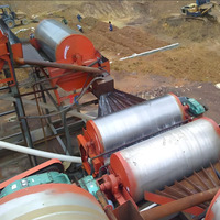 Hoch effizienter Magnet abscheider für nasse Permanent magnet trommeln für die CIL-und CIP-Verarbeitung anlage für Gold kupfer zinnerz