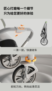 Yeni tasarım evcil hayvan taşıyıcı arabası 4 tekerlekler alüminyum lüks köpek arabası kedi arabası orta boy küçük orta köpek kedi için 60lbs - Product Image 5