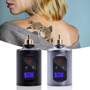 Fuente de Alimentación Inalámbrica para Tatuajes de 1400 mAh, RCA LF, Pantalla LCD Pequeña, Uso con una Sola Mano para Máquina de Tatuar - Product Image 6