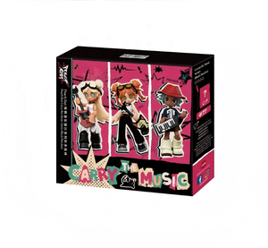 Última Novedad Original POPMART Peach Riot Music Casual Serie PVC Bloque de Construcción Colgante Caja Sorpresa Regalo Creativo Hecho a Mano de Moda - Product Image 6