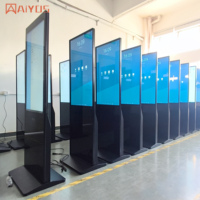 Quioscos de publicidad LCD de 43 55 65 pulgadas con pantalla táctil Android Windows Pantalla de señalización digital