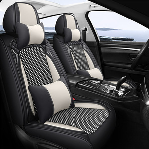 YLC 2025 Nuovi Arrivi Estivi, Set Completo di Coprisedili per 5 Posti, Anteriori e Posteriori, in Seta Ghiacciata Traspirante e Rinfrescante - Product Image 1