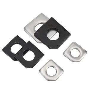 Rondella Quadrata Smussata GB853 in Acciaio al Carbonio M8-M36 Finitura Sbiancata DQ-36 per Impieghi Gravosi Certificata DIN/ISO Rondella per Acciaio Profilato - Product Image 6