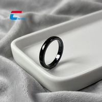 3mm Tragbarer Reiner Keramik Digitaler Visitenkarten-NFC-Smartring für Zahlungen