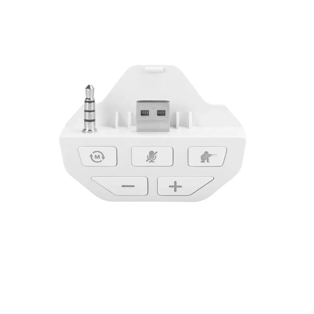 Sound Enhancer for Xbox One With 3.5mm Controller Stereo Headset Adapter for Xbox Series X/S Headphone Converter Earphone Socket