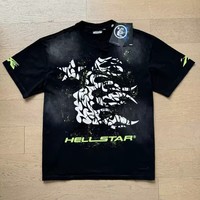 T-shirt pour homme Rep Hell Star, vintage, imprimé, de haute qualité, 100% coton, streetwear, avec étiquette NFC