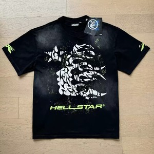 1.1 Rep Hell <strong>Star</strong> Men's <strong>T</strong>-<strong>Shirt</strong> Vintage Washed Printed High Quality 100% Cotton Streetwear Tee <strong>Shirts</strong> With NFC Tag - Product Image 6