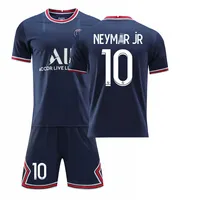 22 פריז כדורגל ג 'רזי בית ג' רזי מספר 30 מסי לא. 10 Neymar למבוגרים וילדים של כדורגל חליפה