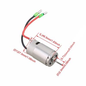 Motor Wisecoco 390 con escobillas, 8.4v, 21000rpm, motor de corriente continua para coches RC 1/16 y 1/18 - Product Image 2