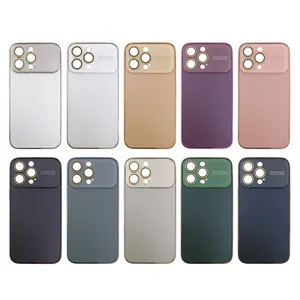 Original Color Magnetic Large Window Series Cell Phone Case for iPhone for Samsung for 1+