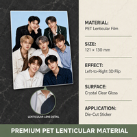 Pegatinas de maleta de celebridades de moda, pegatinas de grafiti impermeables, pegatina de movimiento lenticular 3D para tableta portátil DIY