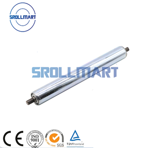 38mm Diameter Gravity <strong>Conveyor</strong> Brake <strong>Rollers</strong> Spring Loaded Gravity Galvanized <strong>Conveyor</strong> <strong>Roller</strong> for Ground <strong>Conveyor</strong> Line - Product Image 3