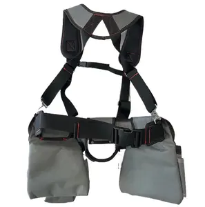 Premium custommulti-saku tali bahu alat kerja tas peralatan tukang listrik tas pinggang alat sabuk tas