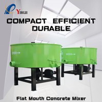 Malaxeur à béton à cuve plate forçée YIRUI JW400 4kW pour matériaux réfractaires, mortier, ciment, équipement de laboratoire