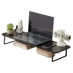 <b>Desktop</b> Computer Riser Stand Monitor Lift <b>Shelf</b> Storage Rack 2 Tier Desk Organizer Rectangle Standing Type - Product Image 5