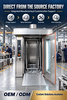 Nouveau four rotatif électrique à 32 plateaux 380V, four de boulangerie commercial pour la cuisson du pain avec la farine
