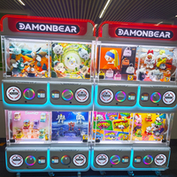 Machine à capsules de jouets à monnayeur professionnelle haute capacité et colorée pour centre commercial et salle de jeux, type Gashapon