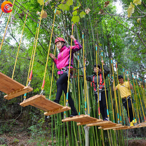Serie di Espansione per Parchi Divertimento: Attrezzature per Parco Giochi Avventura nella Giungla con Arrampicata e Giochi all'Aperto - Product Image 4