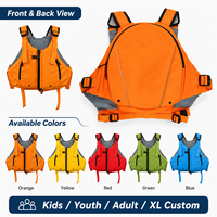 Gilet de sauvetage professionnel pour rafting en eaux vives 120-150N avec mousse NBR et sangles réglables pour kayak, canyoning et sauvetage