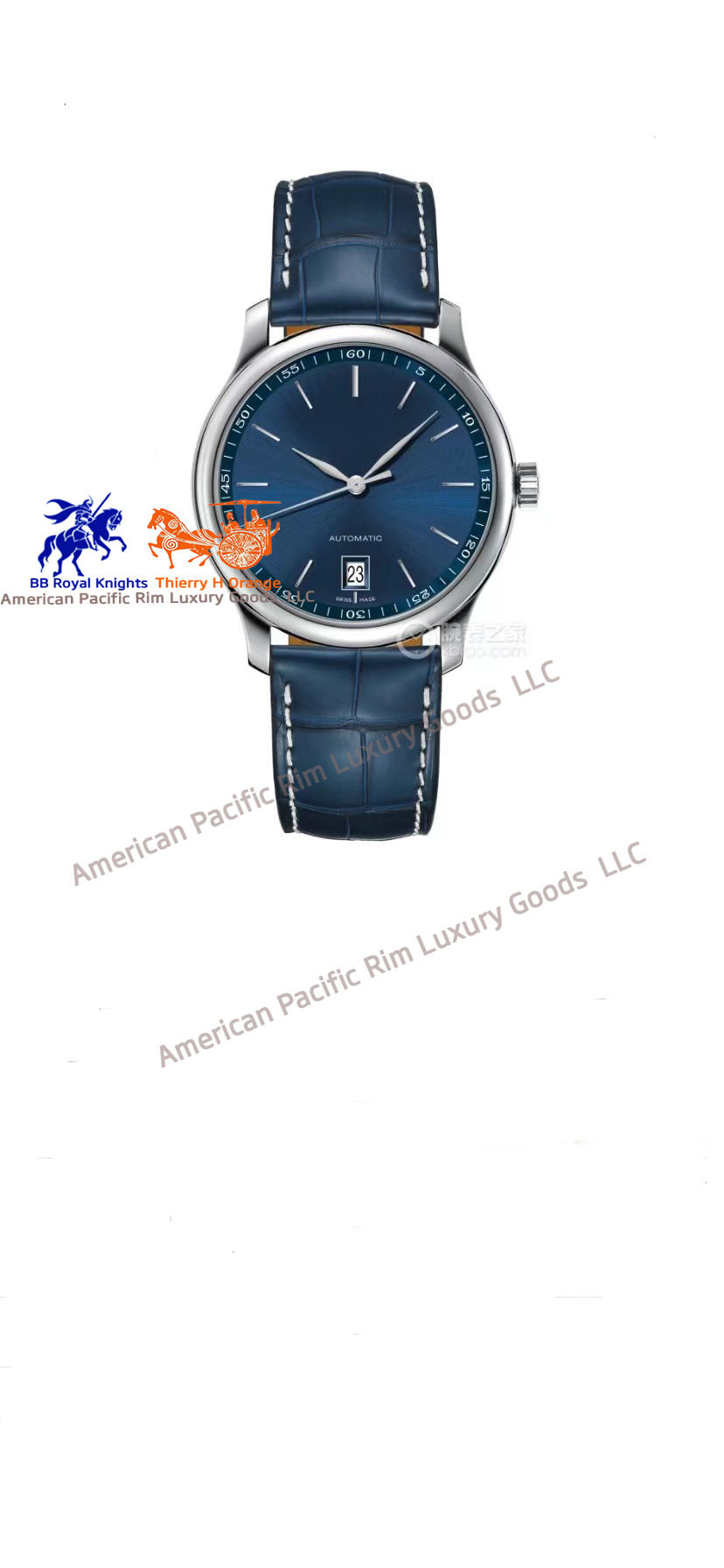 สีน้ำเงิน (รูรับแสง, วงกลมเพชรเป็นตัวเลือก)สายรัดเสริม