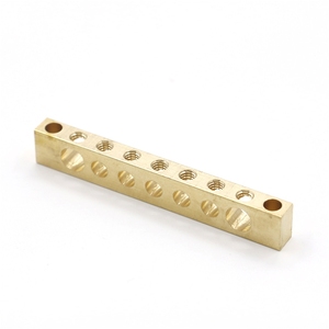 Chất lượng cao Brass busbar vít bị cô lập cầu vít đồng đường sắt gắn khối thiết bị đầu cuối trung tính liên kết - Product Image 5