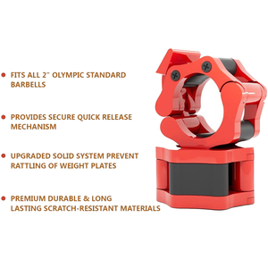 Meilleure vente coloré ouvert verrouillage rapide 50mm pinces de collier d'haltères accessoires d'équipement de fitness serrures d'haltères - Product Image 6