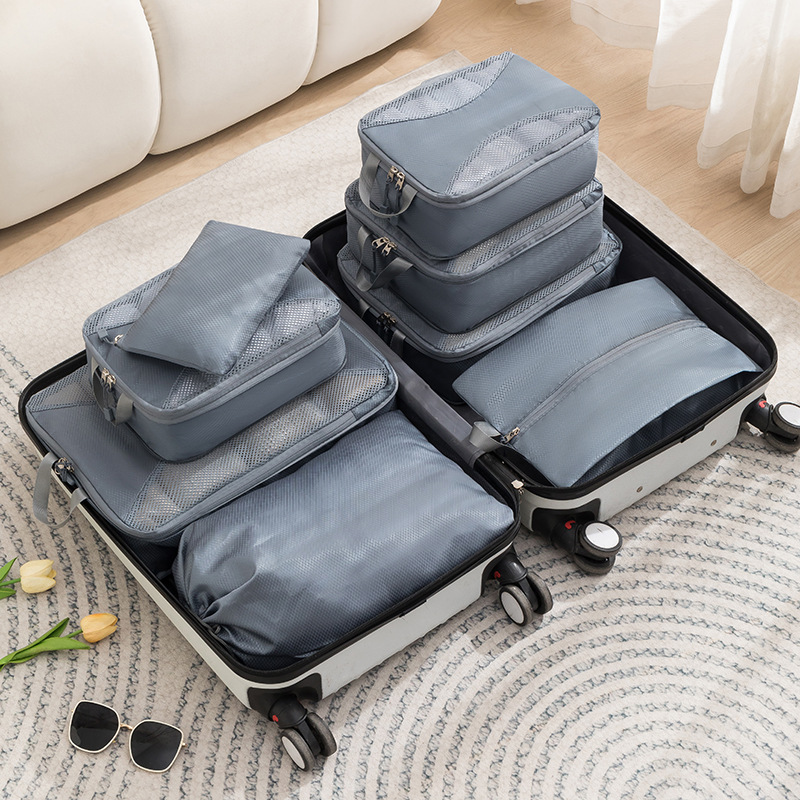 Ensemble 8 pièces de compression gris