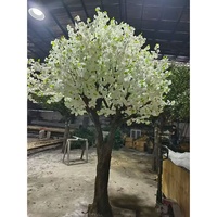 Arbre artificiel réaliste de 250 cm en fleurs de cerisier, en fibre de verre et tissu, écologique, toucher naturel, durable, luxe moderne