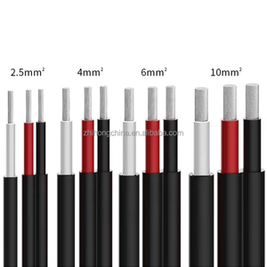 Ventes d'usine Câble solaire photovoltaïque CC haute tension 15 kV en cuivre avec isolation XLPE pour centrale électrique 2,5 mm2 4 mm2 6 mm2 10 mm2 16 mm2 - Product Image 3