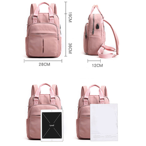 กระเป๋าเป้สะพายหลัง Rhino Armor รุ่น Unisex สำหรับเดินทาง แฟชั่นทันสมัย ช่องเสียบ USB สำหรับชาร์จไฟ ความจุ 20-35 ลิตร ผลิตจากวัสดุ RPET 600d โพลีเอสเตอร์ ไนลอนบุซับใน ซิปปิด - Product Image 3