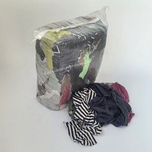 Trapos de Algodón 100% de Grado A, Coloridos y Mixtos, Sostenibles, Suaves para Limpieza, Uso Industrial y Marino - Product Image 1