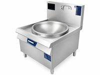 Cuisinière Wok Commerciale Haute Puissance 30KW en Acier Inoxydable Robuste pour Cantine, Soupe, Bouillon et Cuisson en Gros