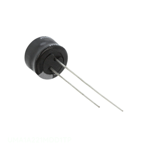 ตัวเก็บประจุ220 uF แบบมีรูผ่านรู UMA1A221MDD1TP สารส้ม220 uF 20% 10V แบบดั้งเดิม - Product Image 1