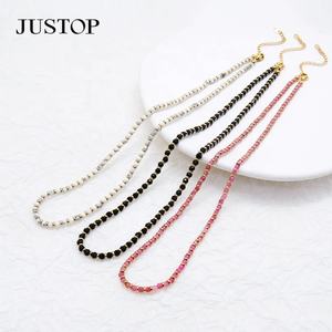 Collar de Cadena de Eslabones de Acero Inoxidable Vintage de Diseño con Piedra Natural, Gargantilla Dorada, Moderno, Ecológico, Unisex, al por Mayor - Product Image 6