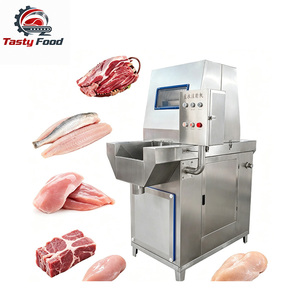 Machine d'injection de marinade et de saumure pour aliments savoureux : viande, jambon, poulet, bœuf, porc, sel, eau salée - Product Image 1