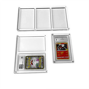 Transparant Acryl 4 Kaart Collectie <span class=keywords><strong>Nba</strong></span> Pokemon Honkbal Trading Sportkaart Vitrine - Product Image 1
