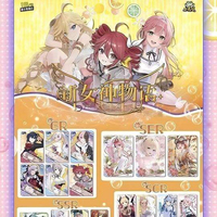 XXiao Nouvelle Collection de Cartes Histoires de Déesses - Boîte Mystère de Cartes Personnages Princesse Fille - Cadeau Surprise Kawaii pour Enfants