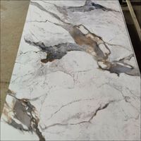 Panel Dinding WPC Modern Berkualitas Tinggi Motif Marmer Tahan Air Kedap Suara Tahan Api untuk Penggunaan Rumah Tangga dan Komersial