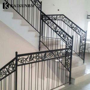 ROMAN xoắn ốc cầu thang rèn sắt lan can ngoài trời sân thượng cầu thang lan can đúc sắt hàng rào đường ray - Product Image 3