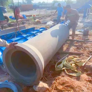 Proveedor de China, molde de tubería de drenaje de hormigón de aguas residuales reforzado, tubería de Hormigón/máquina de fabricación de tuberías de cemento