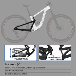 <span class=keywords><strong>Bicicleta</strong></span> de Montaña BXT 29er All Mountain con Suspensión Completa 2025 VPP, Poste de Asiento Telescópico, DEORE M6100, Se Acepta OEM/ODM, Suspensión AM - Product Image 2