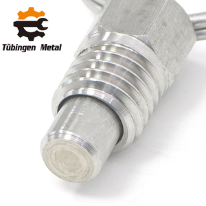 3/8-16 thép không gỉ không khóa ra loại tay mập mạp có thể thu vào mùa xuân pit tông với kéo vòng detent Pin - Product Image 3