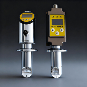 OEM FXC-DN32～DN800 ステンレス鋼タービンインペラ挿入クランプオン式液体流量センサー 液体油媒体用オイル流量計 - Product Image 1