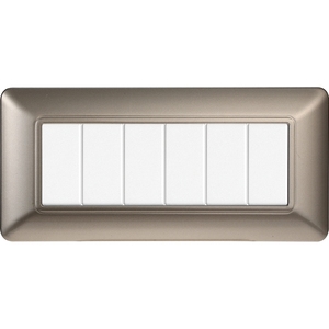 แผ่นปิดประตูโกลก้าพลาสติกติดผนัง ดีไซน์มินิมอล ชุด 6 ชิ้น - Product Image 1