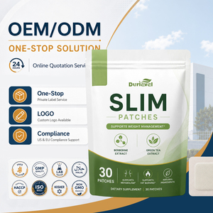 Patchs minceur certifiés ISO, sans OGM, HACCP, GMP, multivitamines, extrait de berbérine, service de création d'étiquettes personnalisées, solution de construction de marque - Product Image 1