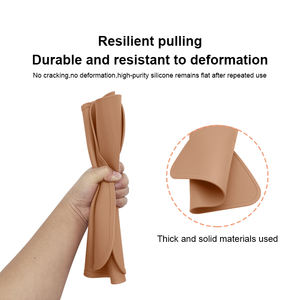 Chaise haute personnalisée Table à manger tapis antidérapant isolation thermique nourriture manger napperon pour tout-petit bébé en silicone napperon - Product Image 3