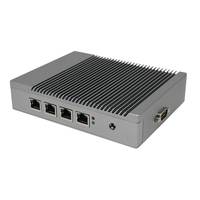 Computadora Industrial Integrada RS232 4*2.5G LAN Sin Ventilador Win11 DDR3 8G SSD HHD Pantalla Dual PC Industrial Sin Ventilador