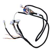 Arnés de controlador de scooter personalizado, cable multicolor corrugado tipo Loom, conjunto de cable de motor para bicicleta eléctrica, para vehículos eléctricos