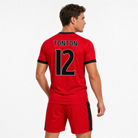 Maillot de football vierge Tonton Sports, maillot d'entraînement en maille style Hip Hop, maillot de football uni, maillot de football personnalisé, uniforme de sublimation